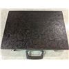 Image 4 : embossed leather briefcase with document holdere