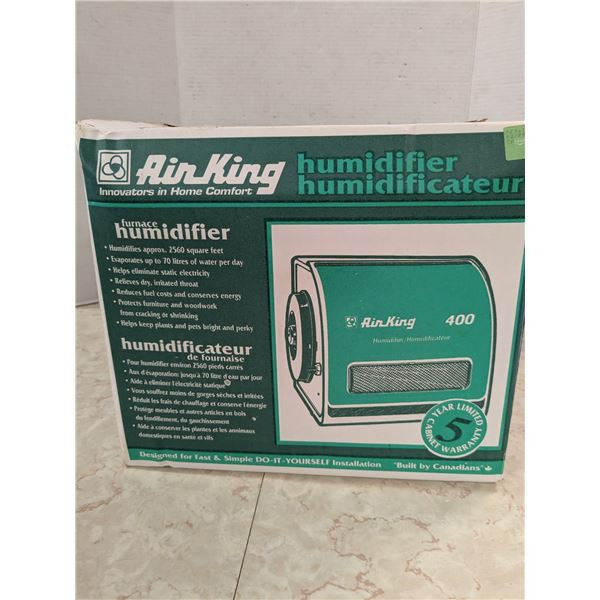 new in box, vintage airking humidifier