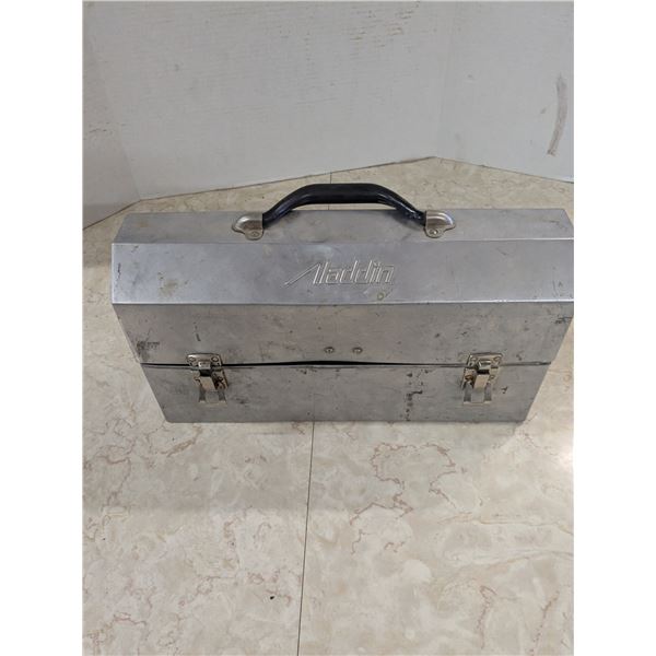 vintage aladdin aluminum lunch kit