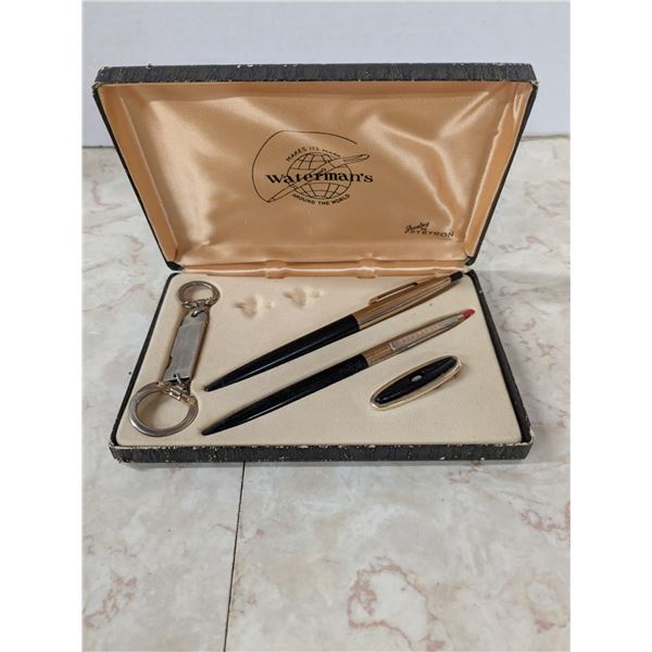 Vintage "watermans" pen set