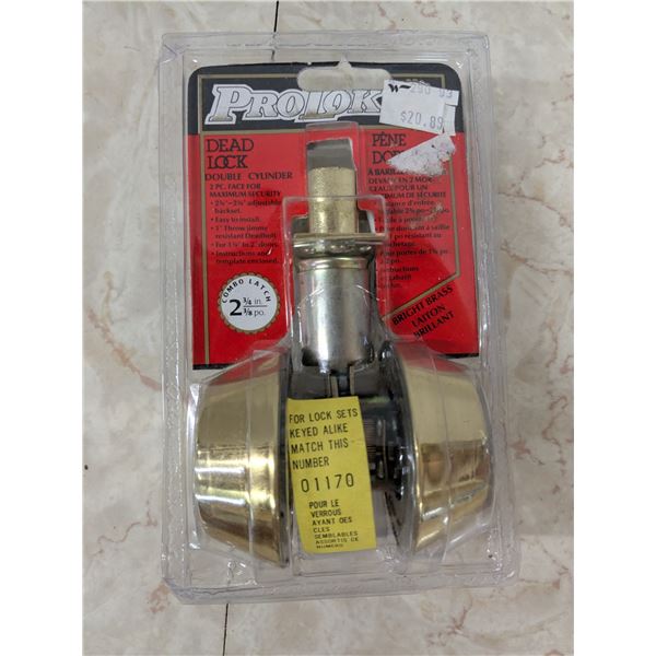 sealed in package deadbolt lock