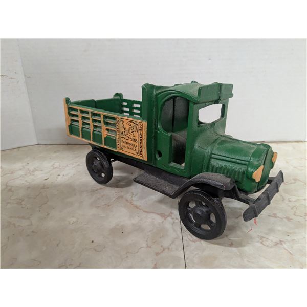 Cast iron toy truck