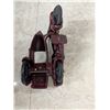Image 3 : cast iron toy motorbike with sidecar