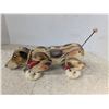 Image 1 : vintage fisher price wooden dog toy