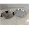 Image 1 : vintage pie plate and serving tray