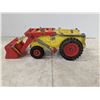 Image 1 : Vintage functioning tractor toy, metal and plastic