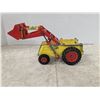 Image 2 : Vintage functioning tractor toy, metal and plastic
