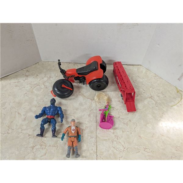 Vintage mixed plastic toys