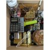 Image 3 : box of home office supplies and décor