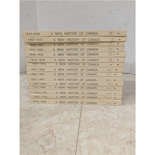 "A new history of Canada" bookset, 1973