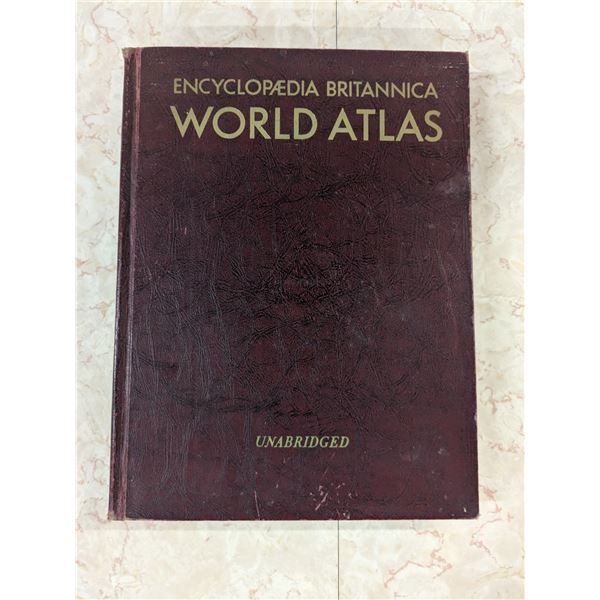Vintage world atlas