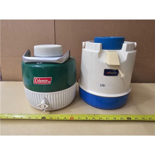 Vintage Coleman & Aladdin Drink Coolers