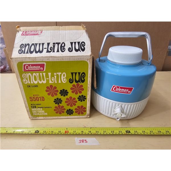 Vintage Coleman “Snow-Lite” Jug w/ Box