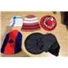 Image 10 : Lot of Asst. Linen, Blankets, Toques, Scarves, Etc