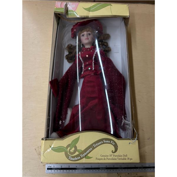Vintage 18” Porcelain Doll