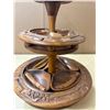 Image 3 : Vintage MCM 3-Tier Lazy Susan Carved From Monkey Pod Wood