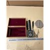 Image 1 : Antique Shaving Kit in Gibson’s Wooden Whiskey Box
