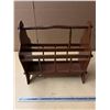 Image 2 : Vintage Wooden Magazine Rack, Vintage Souvenir Spoon Rack