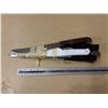 Image 2 : Assorted Knife Lot w/ Metal Platter