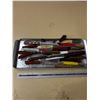 Image 3 : Assorted Knife Lot w/ Metal Platter