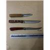 Image 4 : Assorted Knife Lot w/ Metal Platter