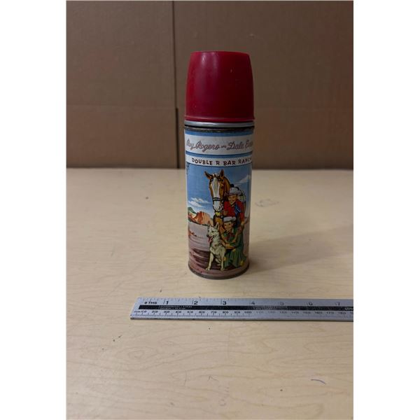 1950’s Roy Rogers and Dale Evans ‘Double R Bar Ranch’ Metal Thermos