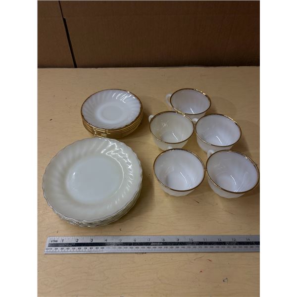 Anchor Hocking Fire King Plates and Cups