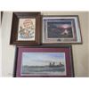Image 2 : Framed Picture and Album Lot