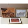 Image 4 : Framed Picture and Album Lot