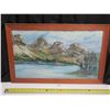 Image 1 : Framed Landscape Oil Painting – “A. Lindoff, ’61” (?)