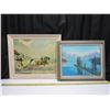 Image 1 : (2) Vintage Framed Paintings