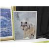 Image 4 : (2) Art Prints – “View of the Valley I” and Wolf Print