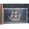 Image 5 : Framed Owl Artwork, Vintage Moulded Ship Wall Hanging