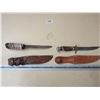 Image 1 : (2) Knives w/ Leather Sheathes