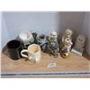 Image 1 : Lot of Mugs, Figures, etc.