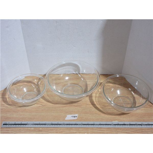 3 Piece Pyrex Bowl Set