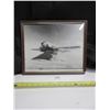 Image 1 : Framed Black & White Photo of May 1962 USAF Aircraft on “Ice Pedestal”