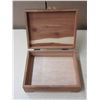 Image 2 : (2) Wooden Souvenir Trinket Boxes