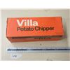 Image 4 : Villa Potato Chipper in Original Box