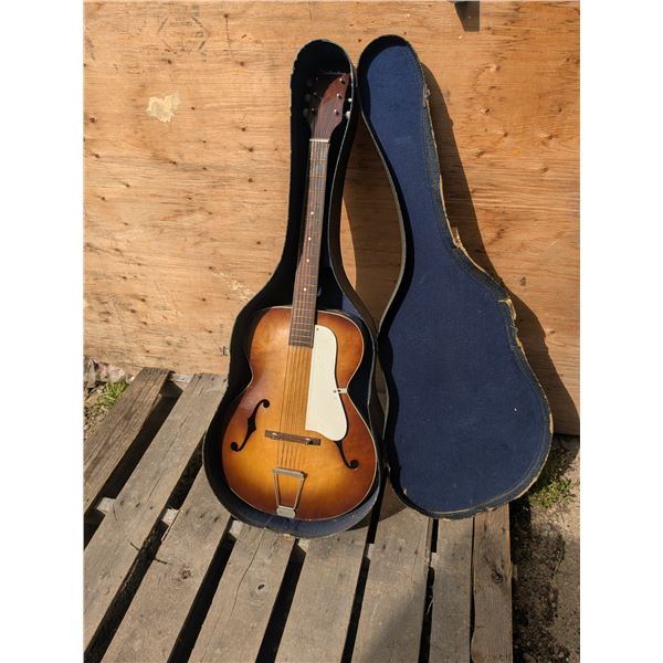 vintage acoustic guitar