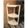 Image 2 : 5 tier plastic shelf with 3 tier corner shelf
