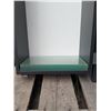Image 2 : glass display case with glass shelves