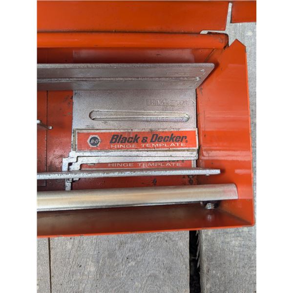 vintage black and decker hinge template kit