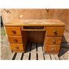 Image 1 : vintage wooden teacher desk