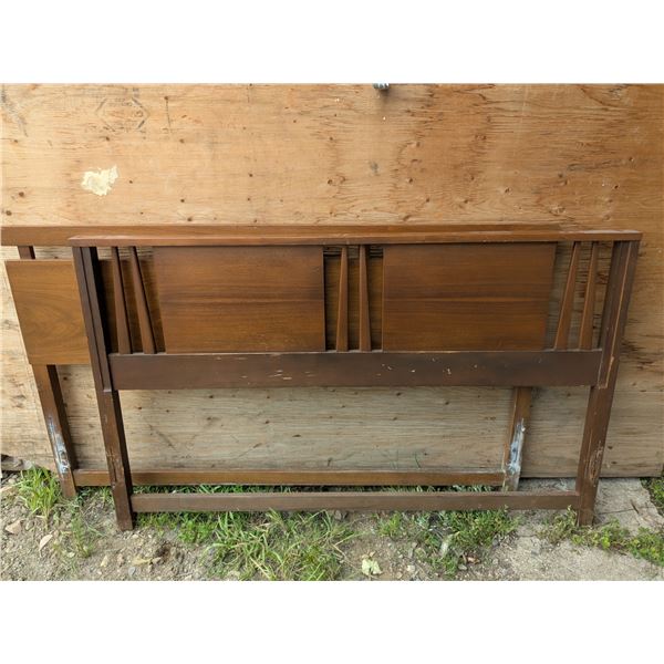 2 bedframes with headbords