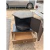 Image 2 : hex end table with drawer bench/ottoman