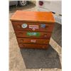 Image 1 : 4 drawer wooden dresser