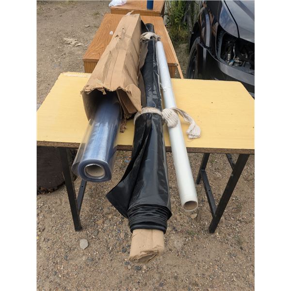 3 rolls poly, mixed type and thickness