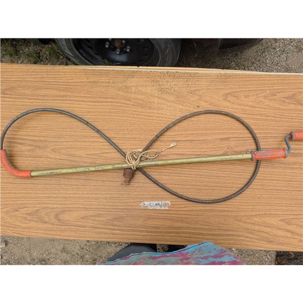 handcrank drain auger