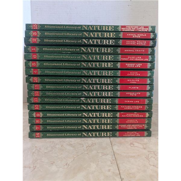 Illustrated Library of Nature (1971) vol 1-14, complete